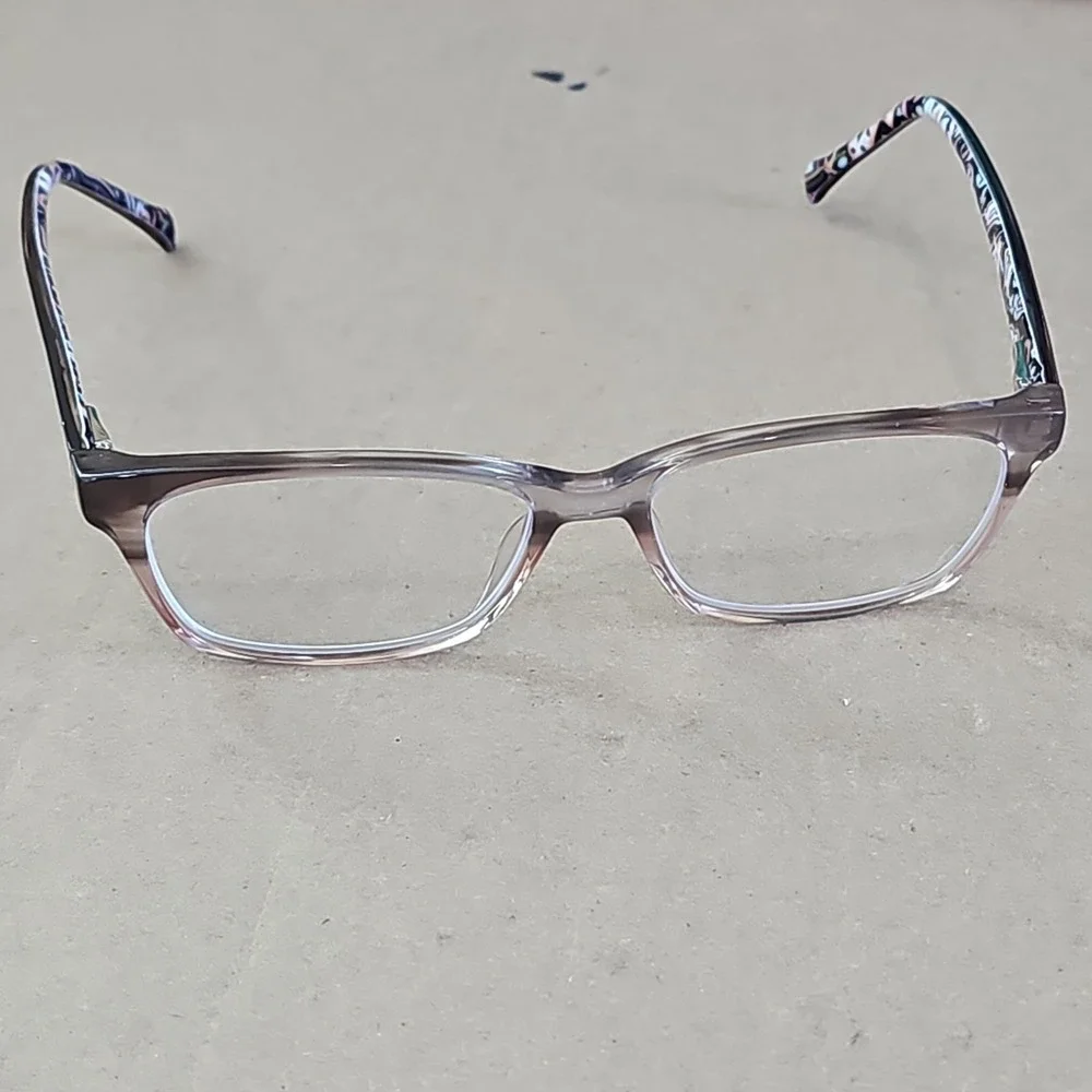Vera Bradley Eyeglasses Womens Brown Neapolitan Grace Floral 53-15-135